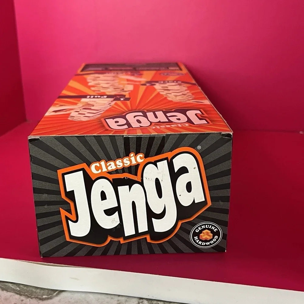 Classic Jenga Wood Block Tower Game‎ Family Party Game 1+ Players